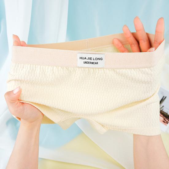 Женские трусы, облегающие однотонные эластичные пояса, хлопковые трусы со средней талией, хорошая воздухопроницаемость, женские боксеры, женское повседневное нижнее белье