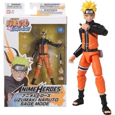Фигурка Наруто в режиме отшельника - BANDAI Anime Heroes - 17 см - 16 точек артикуляции