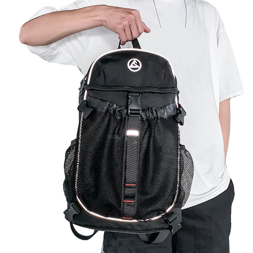 Oxford Basketball Backpack with Ball Compartment Sport Equipment Backpack Street Fashion Backpack for Volleyball Baseball Yoga