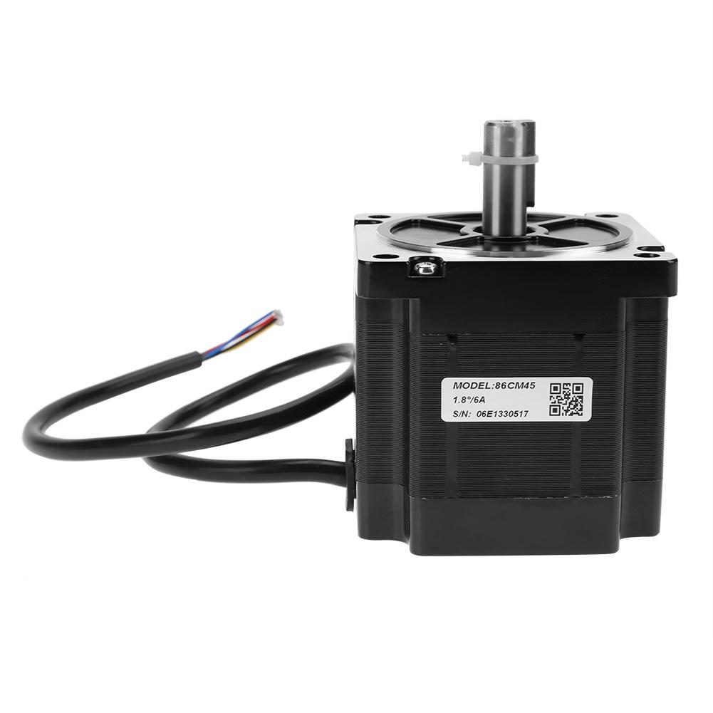 86CM45 Двухфазный шаговый двигатель 4,5 Н·м 6 А Диаметр вала 12,7 мм