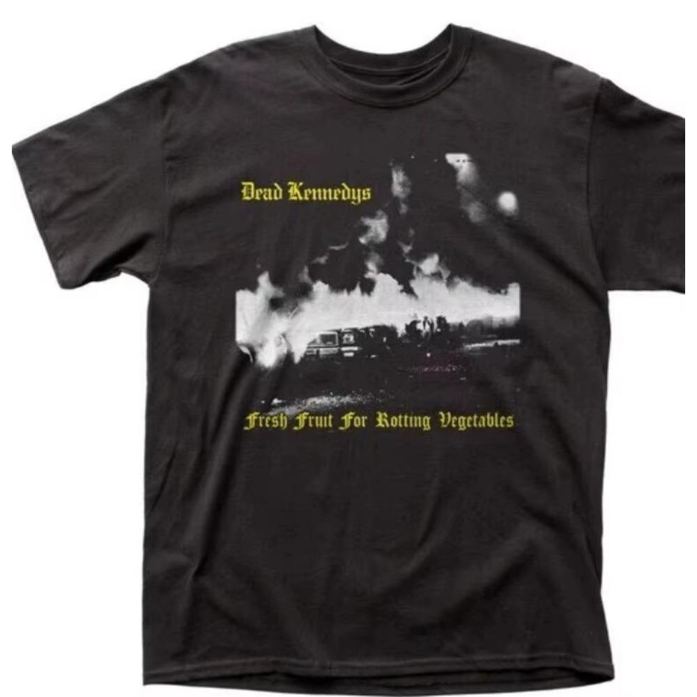 Dead Kennedys Fresh Fruit Унисекс Черная Футболка Всесезонная Уличная Рубашка мужские женские футболки оверсайз футболка