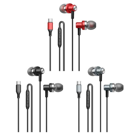 Wired Headphone Digital Bass Heavy Wire Decoding Type-C Phone Headset Home Supply