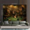 One 2D background fabric used as a billiards polyester background cloth and a banner.