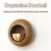 Wooden Wireless Doorbell Shopkeeper's Bell Wind Chime Door Hanging Bells Wall Hanging Decorations Solid Wood Door Bell