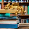 Пластиковая книжная полка «Спящий дракон», 3D-печатная фигурка дракона, украшение «Спящий дракон» для дома
