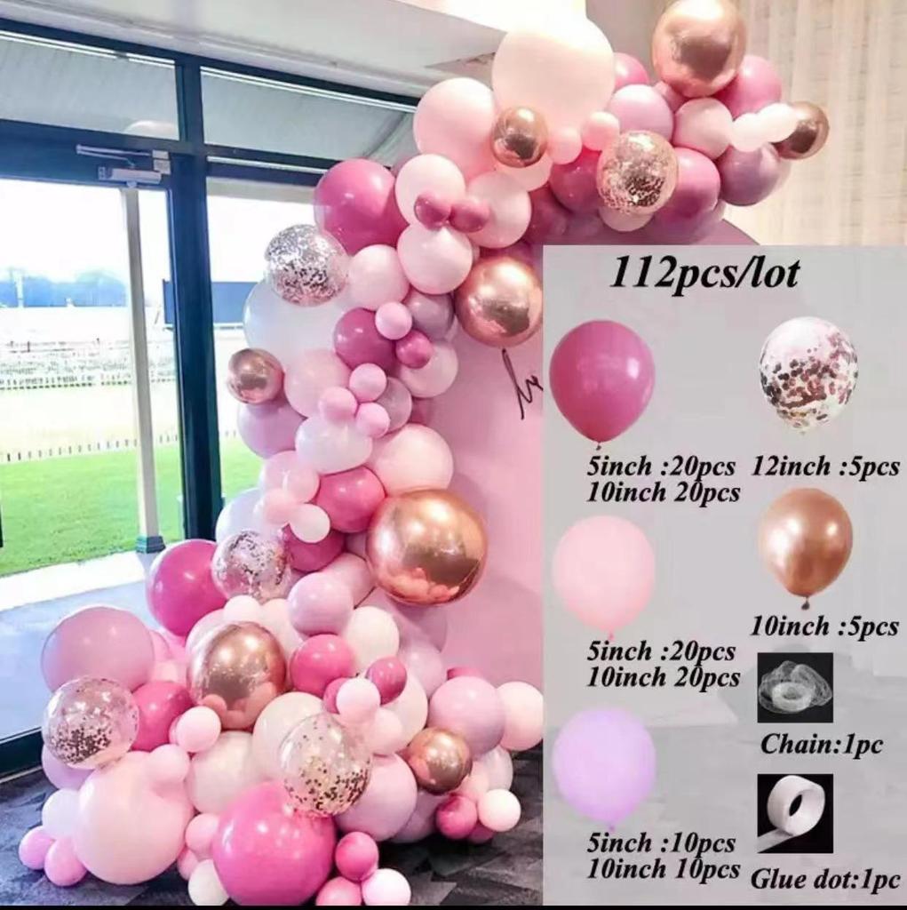 Набор гирлянд из воздушных шаров, украшение на день рождения, набор цепочек из воздушных шаров