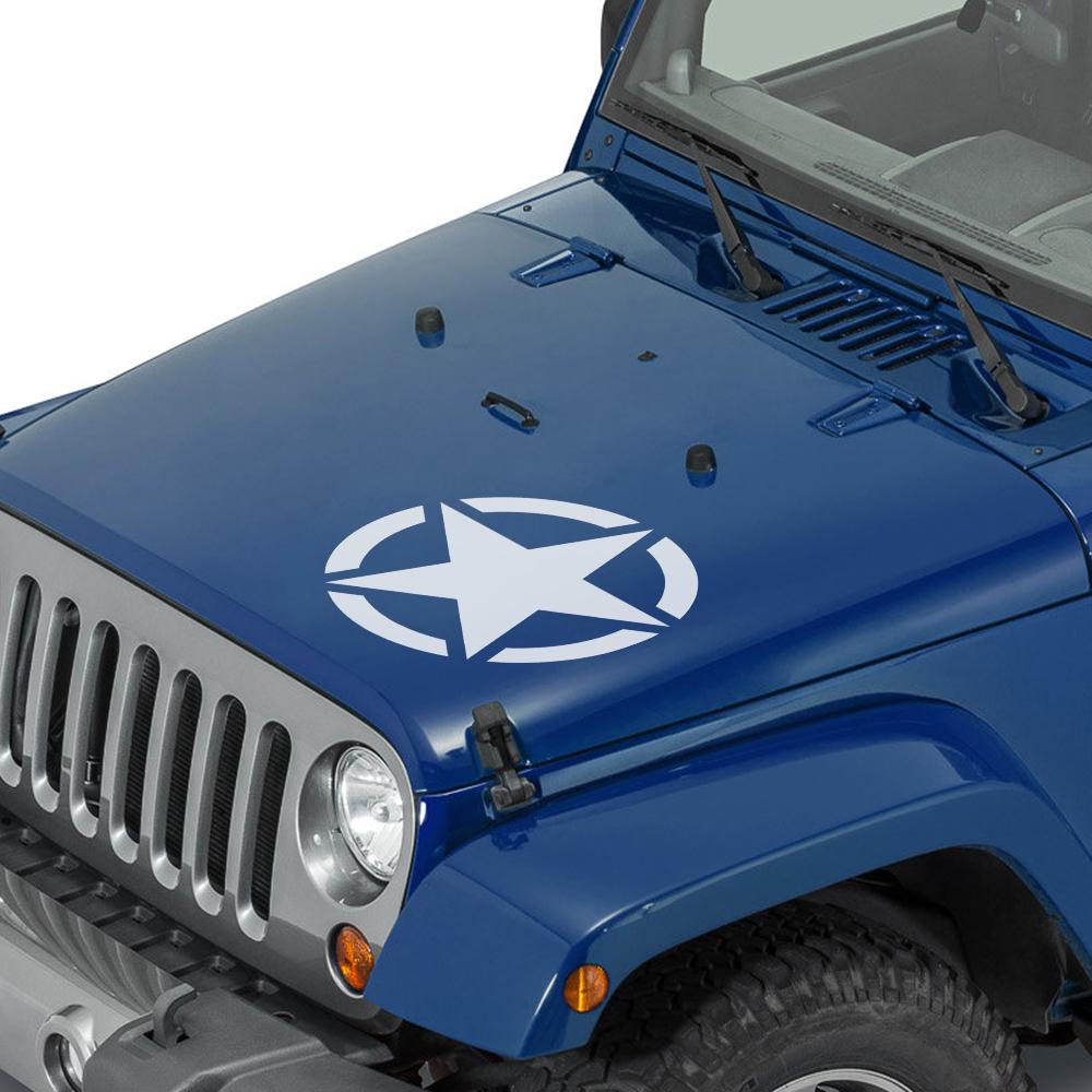 Наклейки на капот автомобиля Автомобильные виниловые наклейки Для Jeep Compass Cherokee Renegade Wrangler JK JL CJ 4x4 Тюнинг Аксессуары