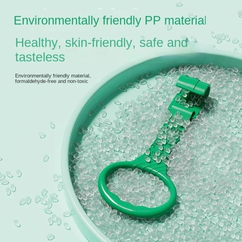 Plastic Playpen Pull Ring Solid Color Baby Toys Fun Baby Crib Hooks