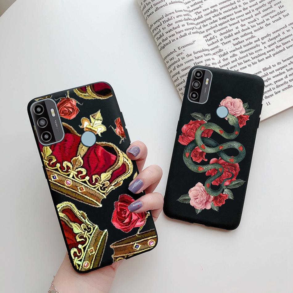 Чехол для OPPO A53S 2020 Мультяшный Coque Сердце Нарисованный Силиконовый Задняя Панель Телефона Для oppo a53s A 53s A53 s oppoa53 2020 Чехол-Ракушка