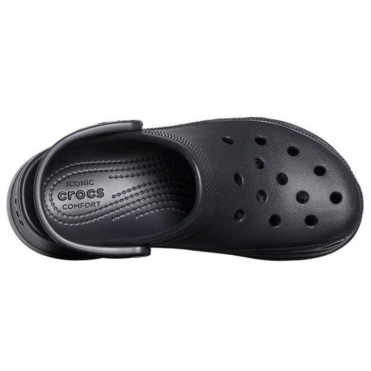 Crocs Кроксы Bae Clog EVA Clog 6см Женские Черные 206302-001