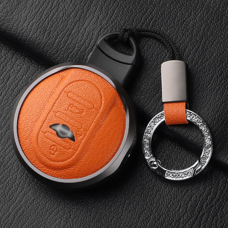 Metal and Leather Car Key Case Cover For Bmw Mini COOPERS ONE JCW CLUBMAN Countryman R55 R56 R57 R58 F56 F55 F54 F57 F60 R59 R60