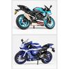 1/12 Yamaha YZF-R1M литой под давлением модель игрушечного автомобиля коллекция звуков и света внедорожный автомобиль игрушки автомобиль