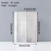 A5 Kpop Photocard Holder Binding Photo Cards Holder In Polaroid Album Book 3 Inches Heart Photo Card School Stationery Binder