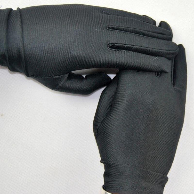 Женские тонкие спандексные перчатки Высокая эластичность Солнцезащитные свойства Танцевальные украшения Этикетные перчатки Белые перчатки