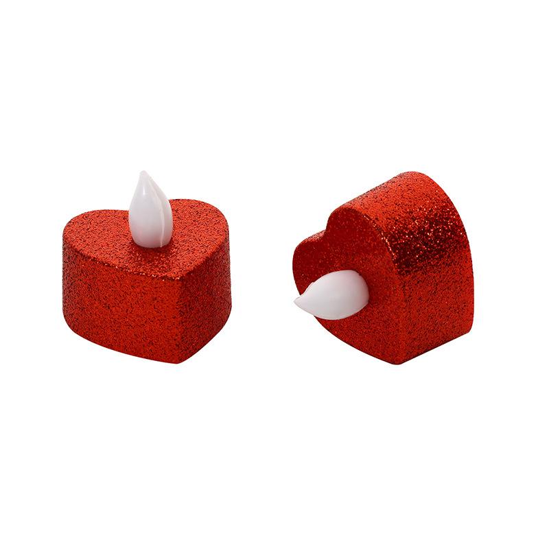 2PCS Small Love Electronic Candle Light