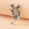 Vintage Creative Thistle Brooch Pin Corsage Clothing Accessories