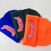 Autumn and winter letters for men and women BACKWOODS Warm knitted hat with embroidery for students, pullover hat
