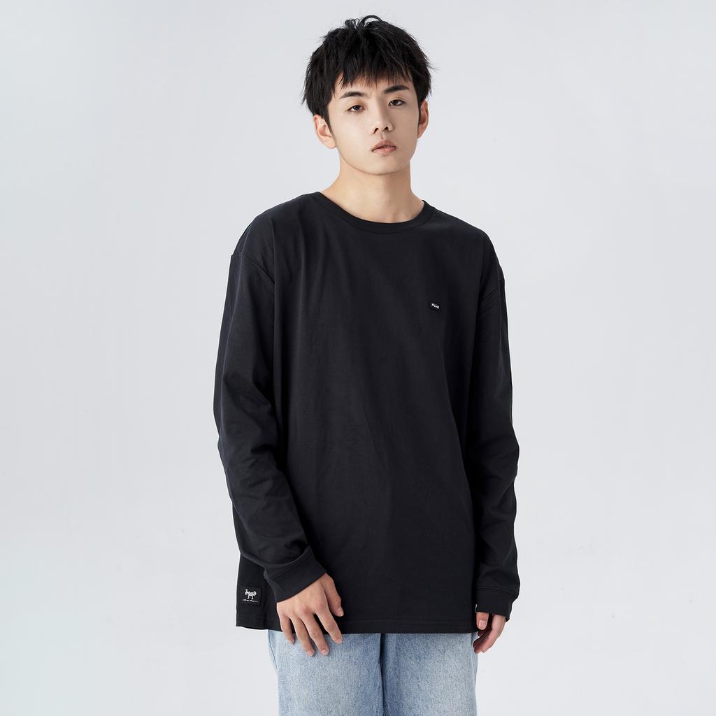 Vans X HuaTunan Collaboration Year Of The Tiger Series Спортивная футболка с круглым вырезом и длинными рукавами унисекс-топы черного цвета VN0A7YI1BLK