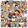 10/30/50 шт. Мультяшные наклейки One Piece Аниме Луффи Зоро Наклейки Сделай сам Гитара Ноутбук Мотоцикл Телефон Крутая Наклейка-граффити Декор