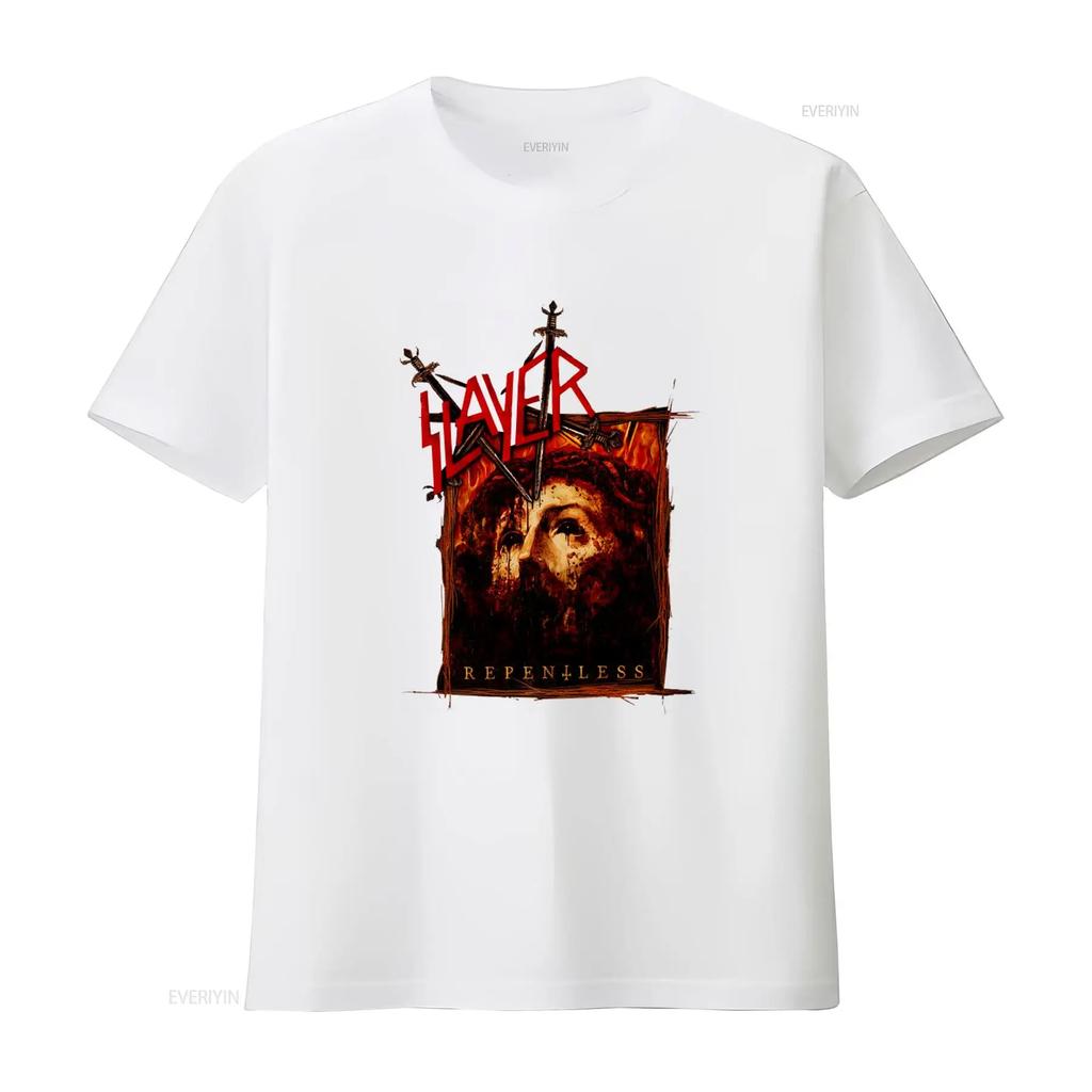 Vintage Slayer Repentless Heavy Metal Band T Shirt Rock Your Style with Bold Design vintage Washed Stylish graphic