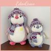 Plush Penguin Toy Soft Velvet Cuddle Pillow Girl Children Festival Doll Gift