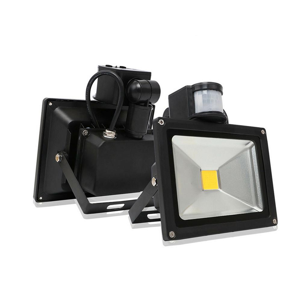 LED Motion Sensor Flood Light AC85-265V Outdoor Sensitive Security Lights Wall Fixture Lamps Floodlight for Parking Yard Patio Pathway Porch Entryway