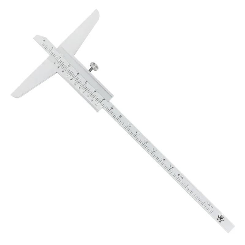 Глубиномер Штангенциркуль Металлические штангенциркули Деревообрабатывающий инструмент Калибр Измерительный инструмент Стальные калибры Измерение глубины 150 200 300 мм