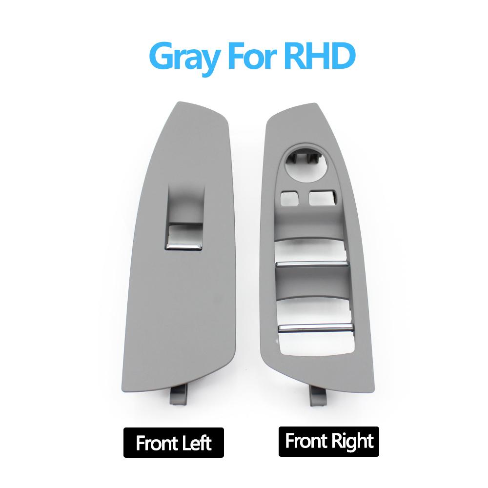 RHD Car Interior Front Door Window Control Lifter Switch Outer Cover Panel Trim For BMW 7 Series F01 F02 730 735 740 745 750 760