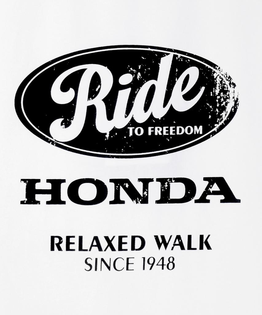 PHYPS MOTORCYCLE Womens Vintage Ride Washed Crop Tee White