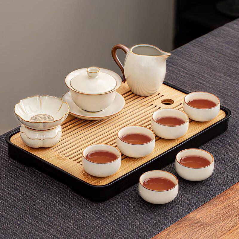 Yuanhe Chinese Ru Kiln Kung Fu Tea Set