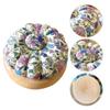 Magnetic Pumpkin Needle Cushion Wood Base Pin Cushion Cross-stitch Needle Pillow  Tailor