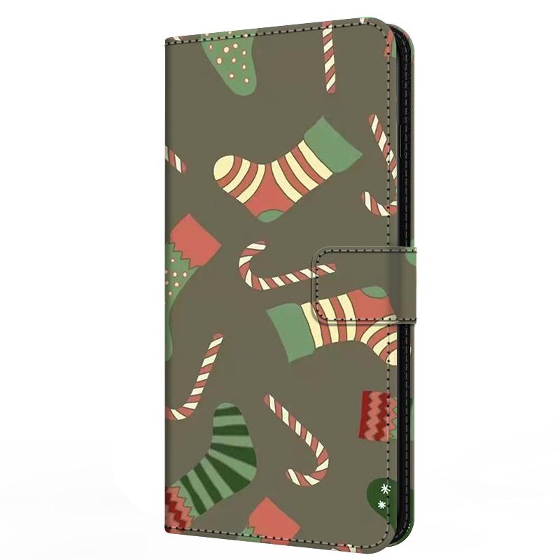 Wallet For Oneplus Ace 6 Flip Stand Book Phone Cover Magnetic Leather Case Cartoon Anime Merry Christmas Capa Oneplus Ace6 5G