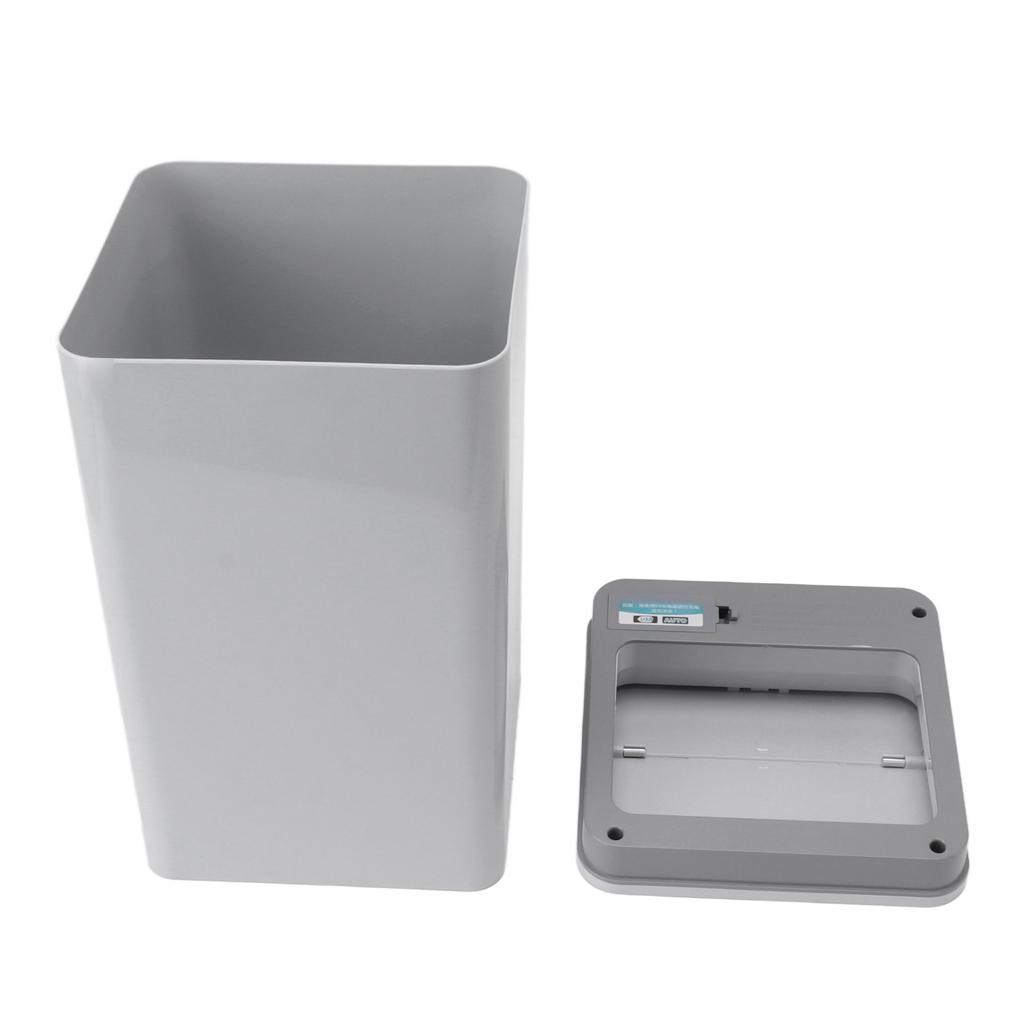 Desktop Sensor Trash Can USB Charging Foldable Lid 9L Intelligent Induction Garbage Bin for Bedroom