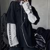 Женский свободный лонгслив из двух частей в стиле Харадзюку для осени