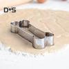 Антипригарная форма для печенья, 4 шт./компл., термостойкая DIY, собачьи кости/когти, форма для печенья, кухонная утварь