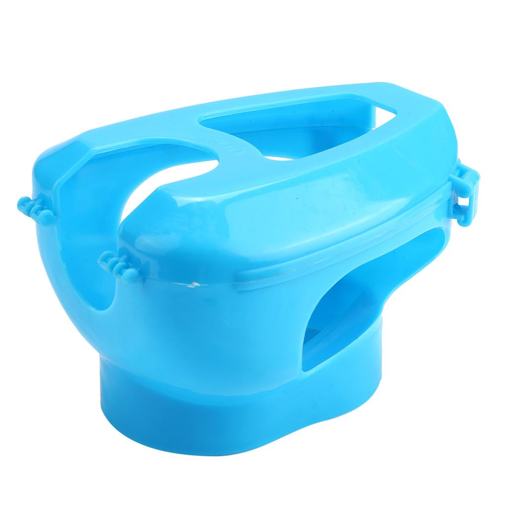 Plastic Pigeon Holder for Injection Feeding Fixed Mount Bird Supply(blue)