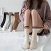 Cotton Women's Autumn and Winter Stacked Socks Sweat Absorbent Japanese Sports Mid-Calf Socks