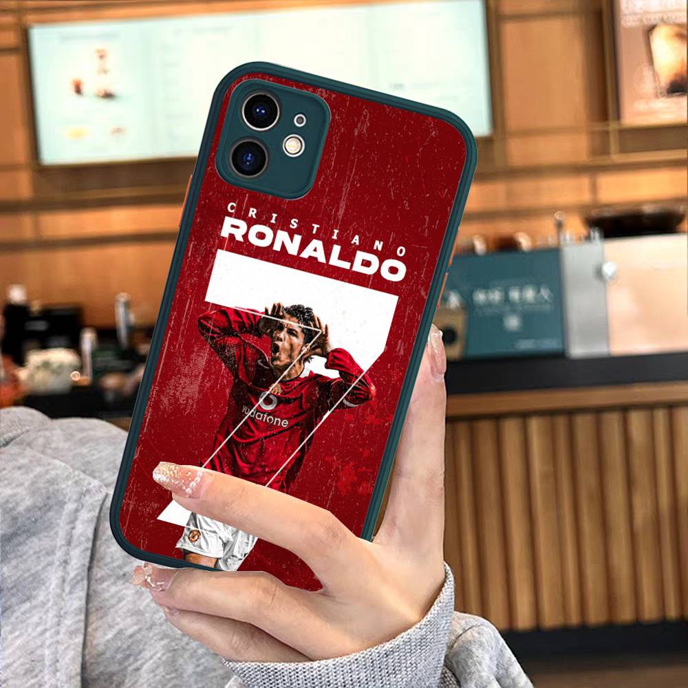 Известные Футболисты C-CR7 Для Силиконового Матового Чехла на Телефон Для iPhone 16 Pro Max 15 14 13 12 11 X XS MAX