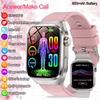 2025 New ECG Smart Watch Women BT Call Heart Rate Blood Lipids Uric Acid Health Monit Watches AI Voice 650mAh Sports Smartwatch