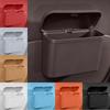 Multifunctional Car Storage Organizer Box Press Type with Lid Car Trash Can  for Wet and Dry Use