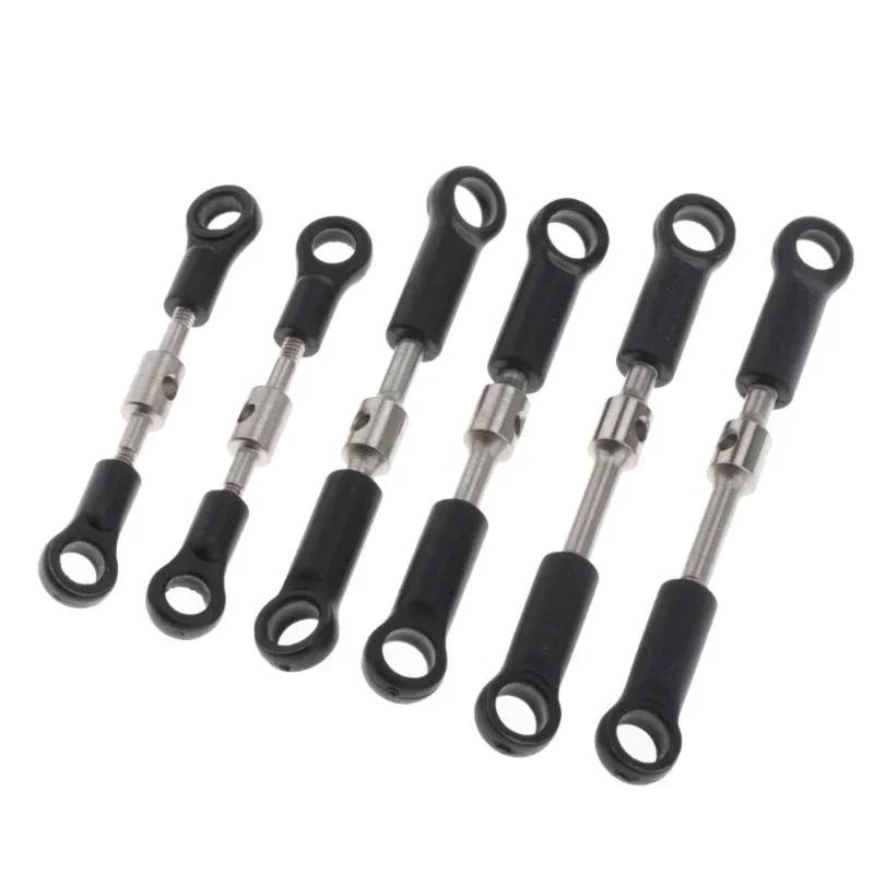 Wltoys 144001 144002 144010 124016 124017 124018 124019 Передний Задний Рулевая Тяга Связующее Звено Сервопривода Набор Ссылок Запасные Части для Радиоуправляемой Машины