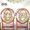 1 комплект, простая установка, знаки на стул невесты и жениха, европейский стиль, креативные знаки на спинку стула невесты и жениха, свадебное украшение
