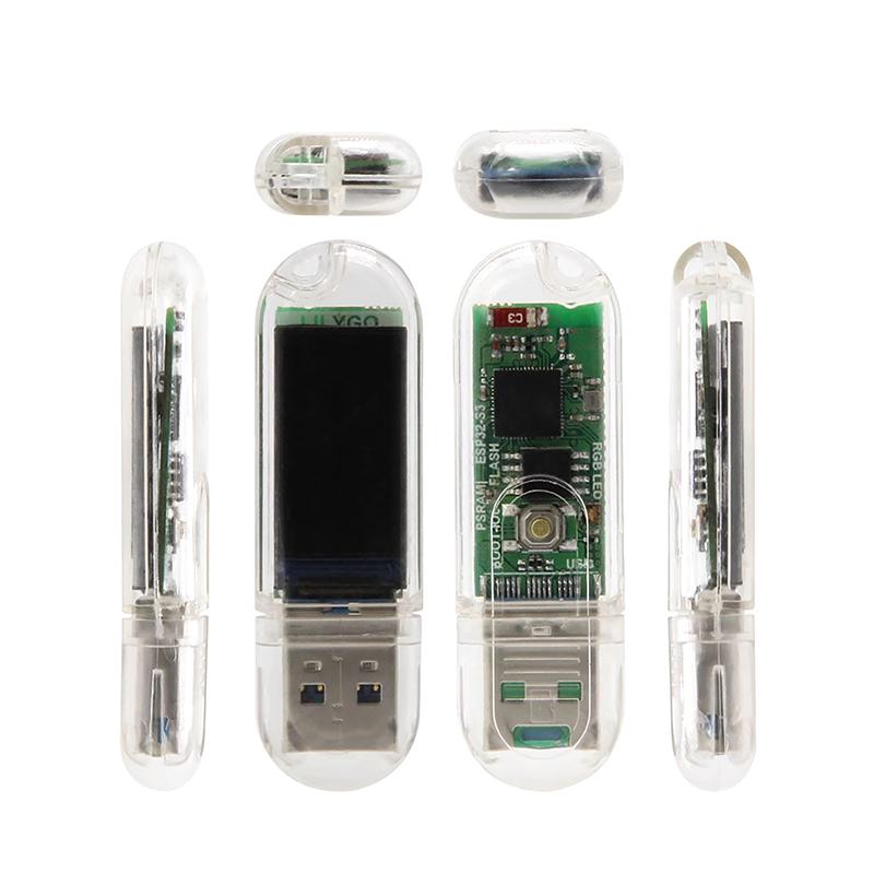 T-Dongle-S3 Esp32-S3 макетная плата с донгл-экраном 0,96 дюйма St7735 ЖК-дисплей поддержка Wi-Fi Bluetooth Tf карта