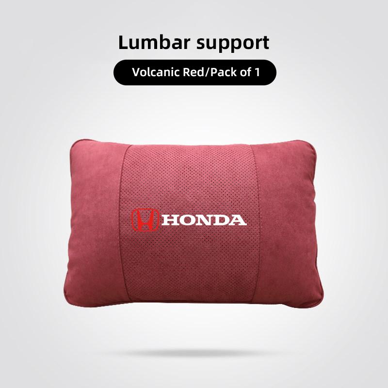 rlbn5 Car Headrest Neck Pillow & Lumbar Support Cushion Auto Interior For Honda CR-V Accord Civic HR-V Pilot Odyssey Fit Jazz Vezel