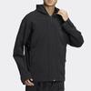 Adidas Essentials Solid Windbreaker Men Jacket Black HM2946