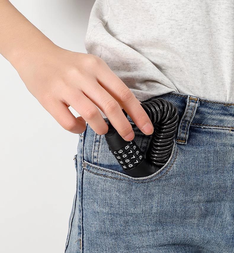 Противоугонная дорожная цепь-замок для багажа в европейских поездах