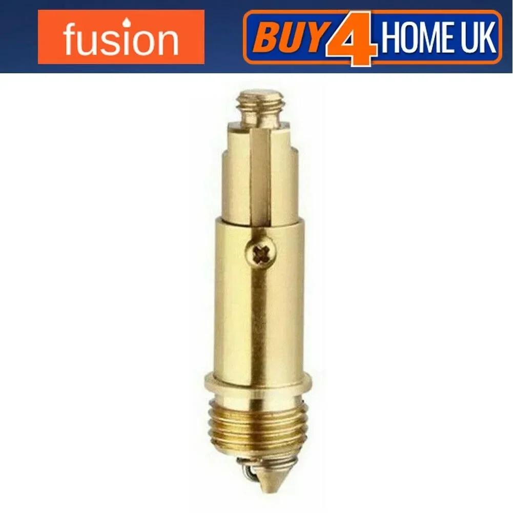 Basin Click Clack Waste Push Spring Core with Internal Brass Mechanism Compatible with Standard Basin Waste Thread Dimensions
