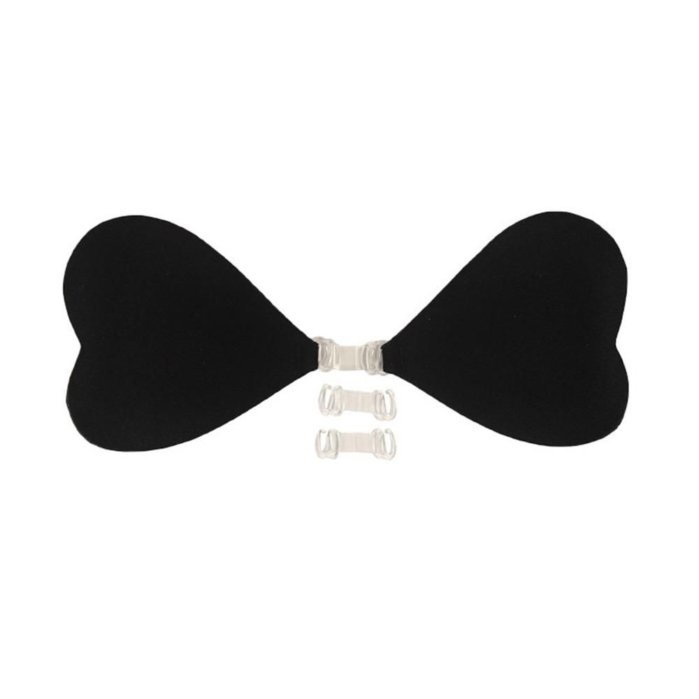 1PC Heart Shaped Adhesive Bra Invisible Breast Patch Women Wedding Dress With Small Breasts Gathered Breathable Breast Patch