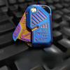 Магнитная карта-толкатель Механический слайдер Толкающая пластина Бросание карт Игрушка для снятия стресса EDC Металл Антистресс Снять стресс Punnk