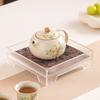 Imitation Song Ru Kiln Beige Xishi Pot Ceramic Square Small Bubble Teapot Household Filter Single Pot Kung Fu Tea Set Teapot
